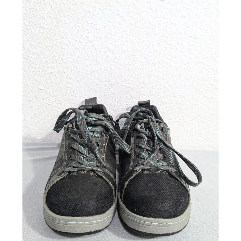 Caterpillar CAT Women's 7.5 P90266 Black Gray‎ Leather Work Leather Utility